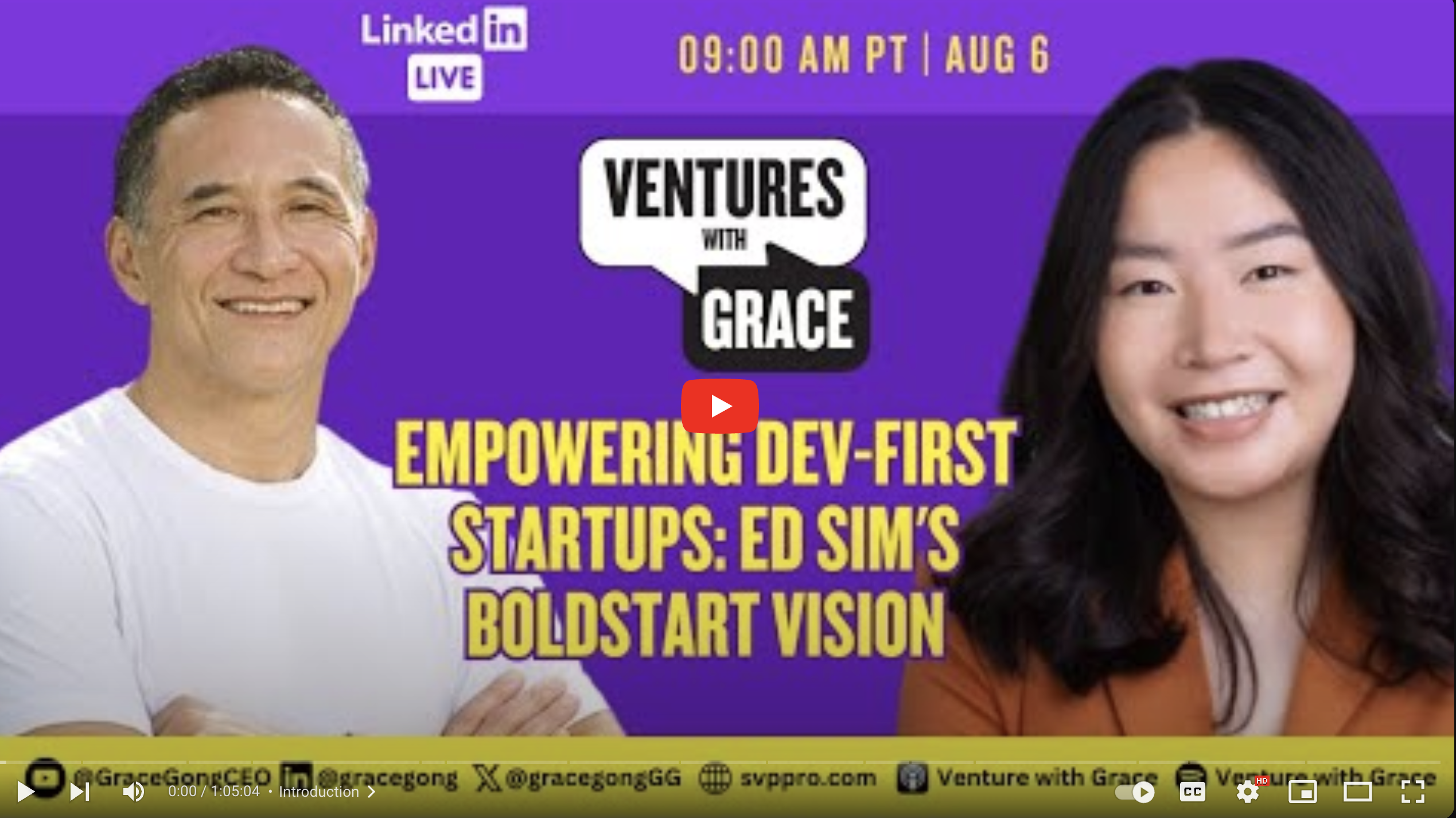 Empowering Dev-First Startups: Ed Sim’s Vision for Boldstart and the Future of Enterprise AI (Venture with Grace)
